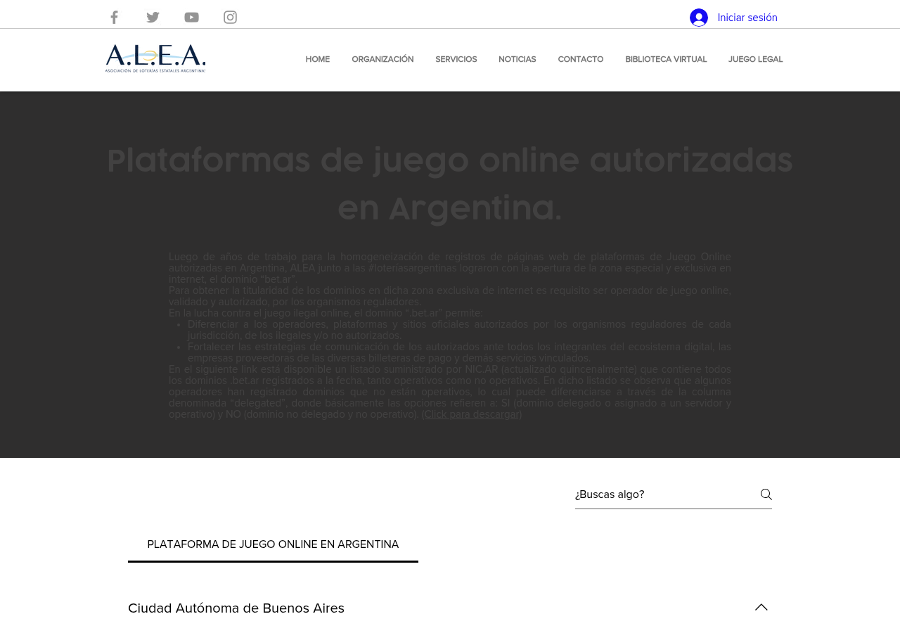 Aviso oficial bonaerense con la lista territorial y la alerta sobre clones.